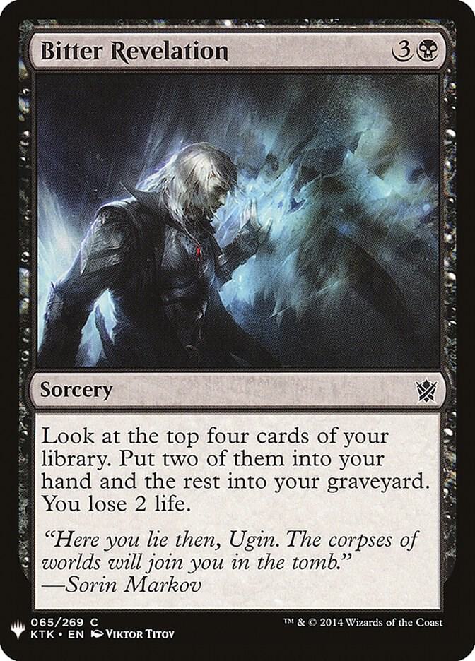 Bitter Revelation [The List Reprints] 65
