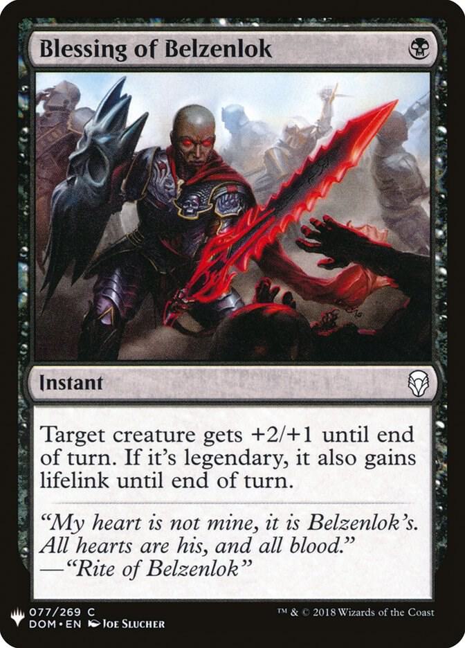 Blessing of Belzenlok [The List Reprints] 77