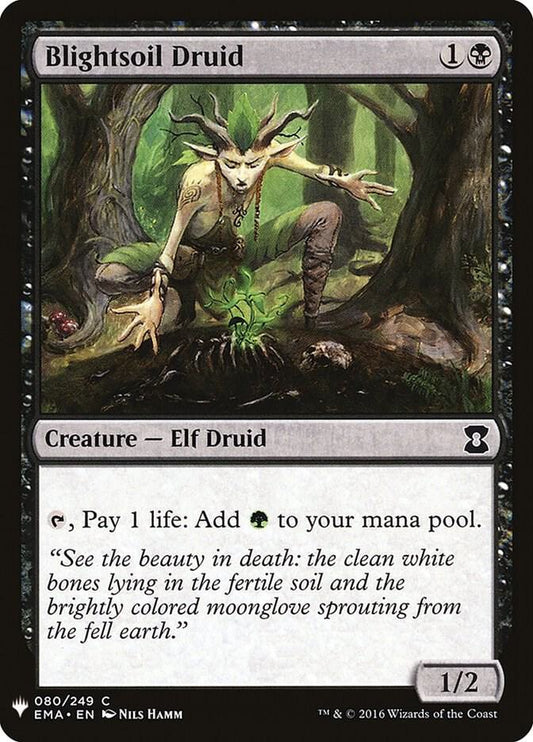 Blightsoil Druid [The List Reprints] 80