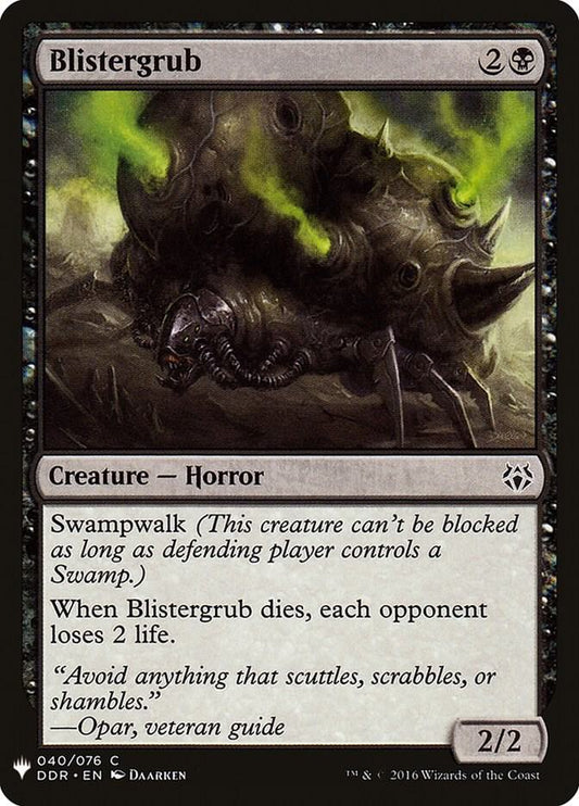 Blistergrub [The List Reprints] 40