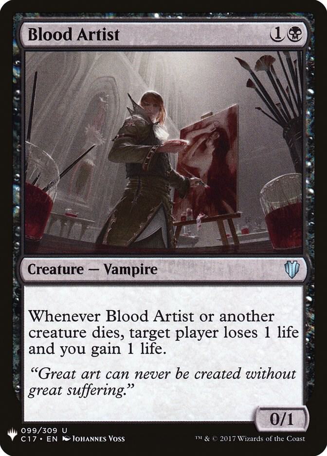 Blood Artist [The List Reprints] 99