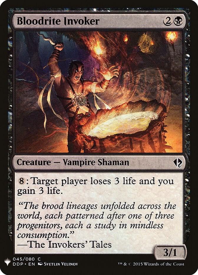 Bloodrite Invoker [The List Reprints] 45