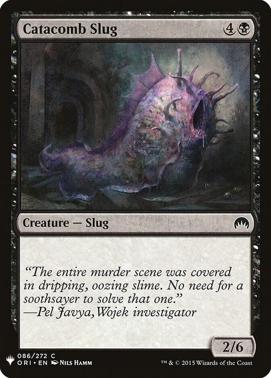Catacomb Slug [The List Reprints] 86