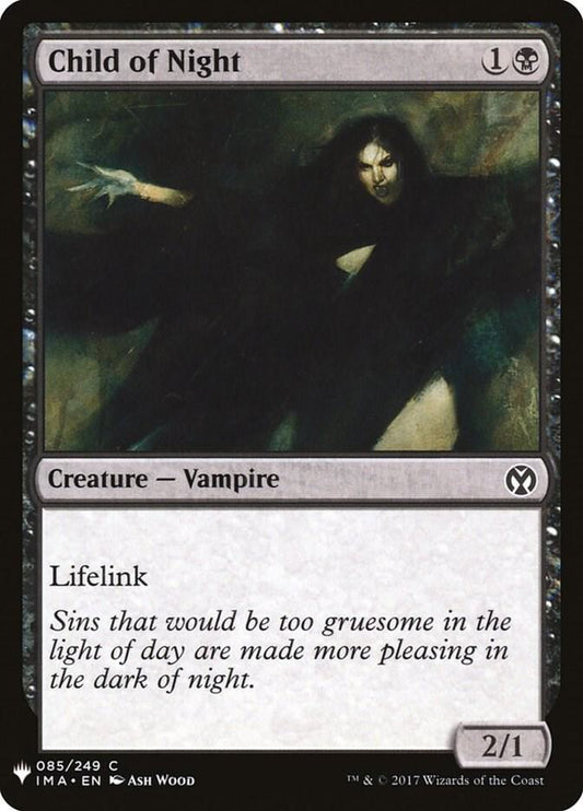 Child of Night [The List Reprints] 85