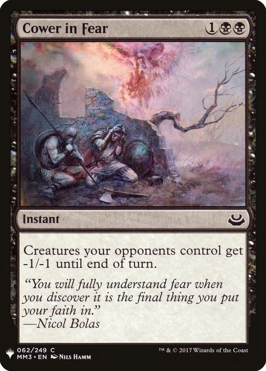 Cower in Fear [The List Reprints] 62
