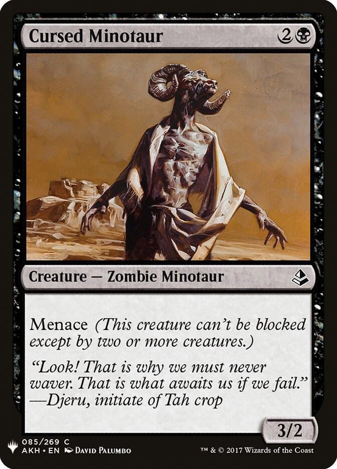 Cursed Minotaur [The List Reprints] 85