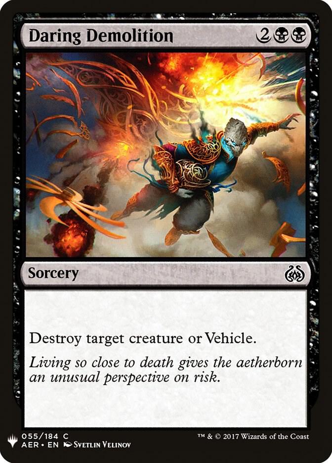 Daring Demolition [The List Reprints] 55