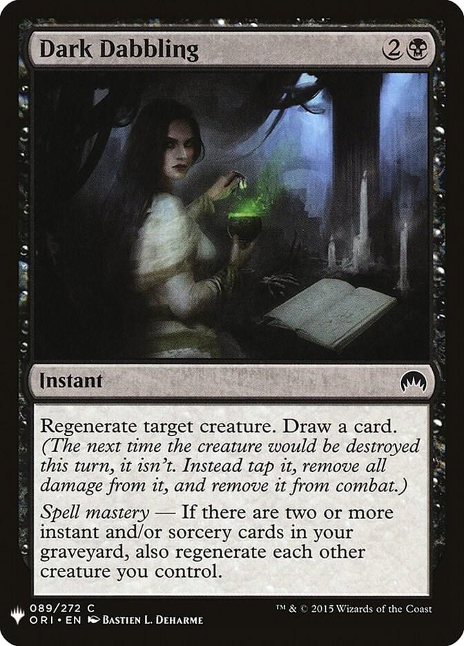 Dark Dabbling [The List Reprints] 89