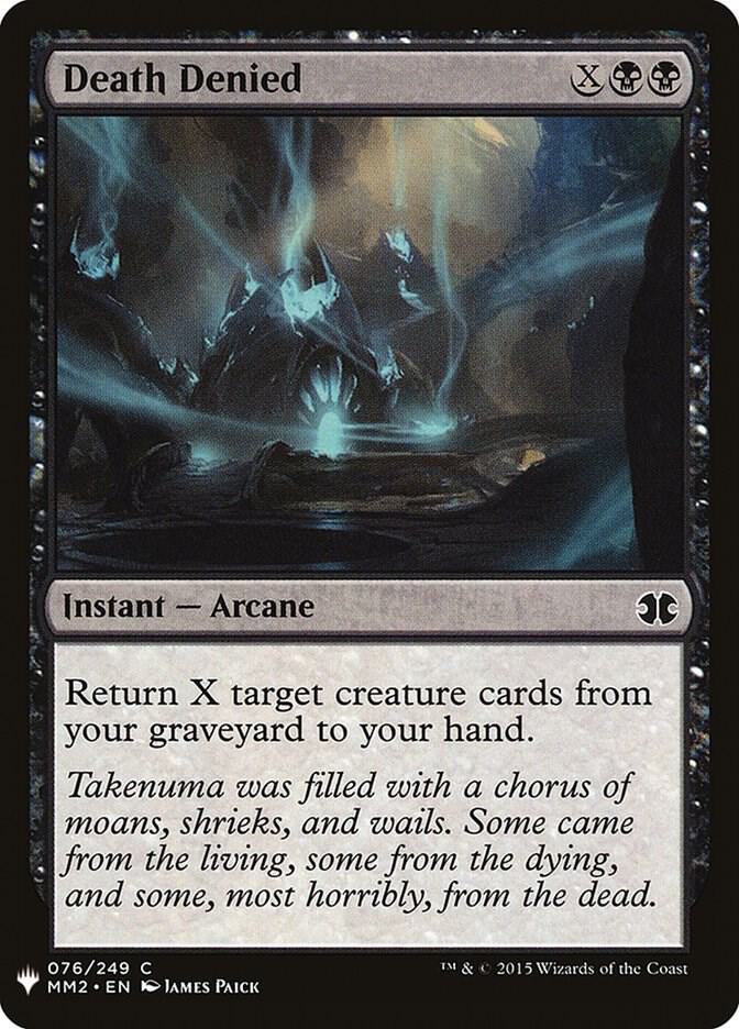 Death Denied [The List Reprints] 76