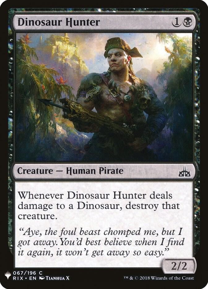 Dinosaur Hunter [The List Reprints] 67