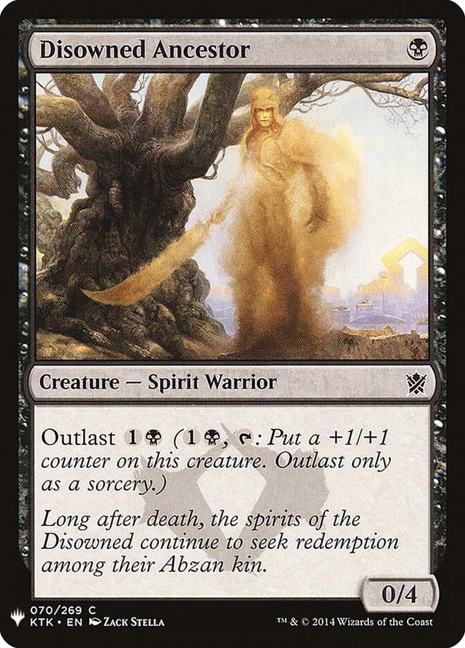 Disowned Ancestor [The List Reprints] 70