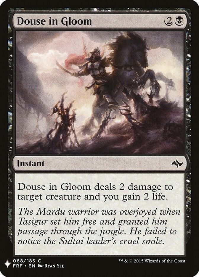 Douse in Gloom [The List Reprints] 68