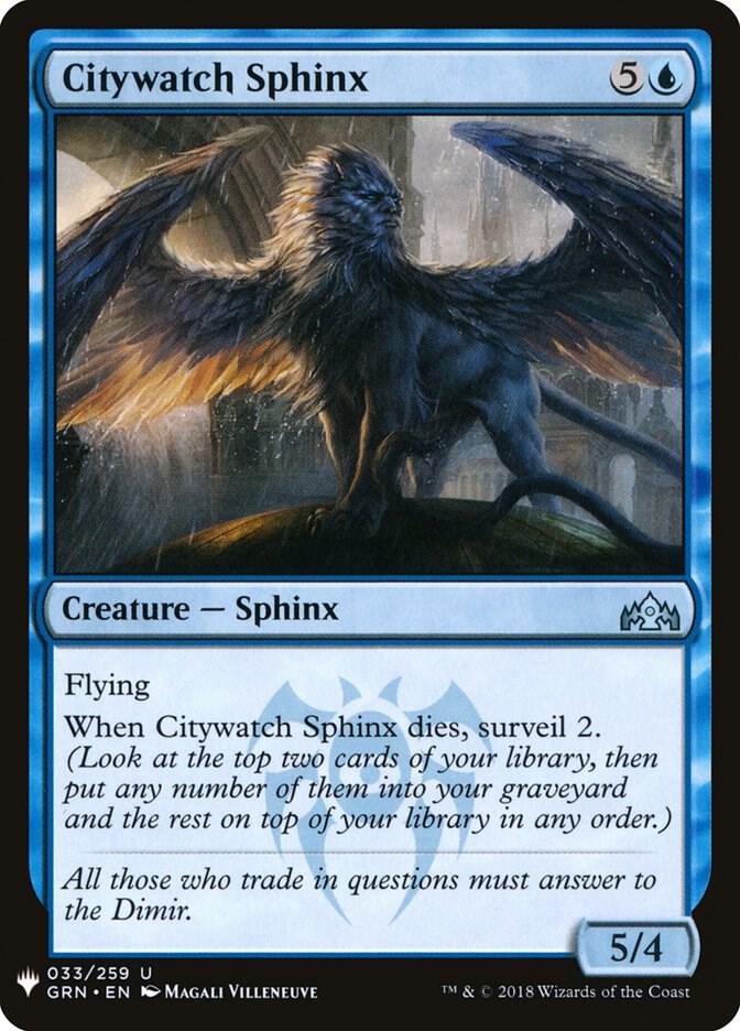Citywatch Sphinx [The List Reprints] 33