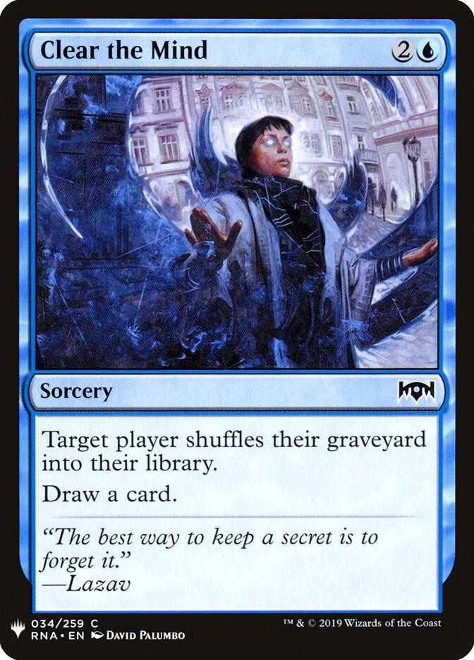 Clear the Mind [The List Reprints] 34