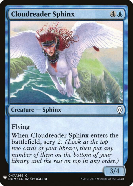 Cloudreader Sphinx [The List Reprints] 47