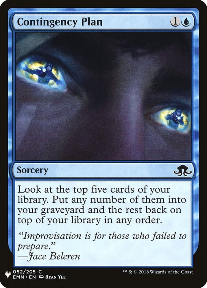 Contingency Plan [The List Reprints] 52