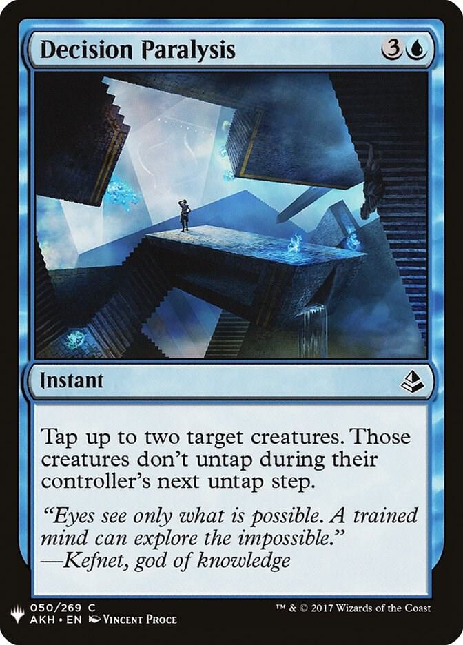 Decision Paralysis [The List Reprints] 50