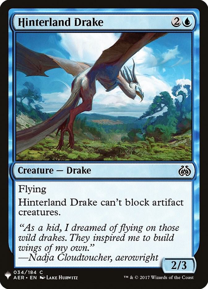 Hinterland Drake [The List Reprints] 34