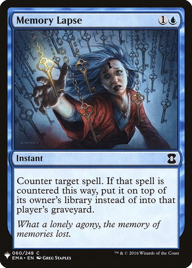 Memory Lapse [The List Reprints] 60