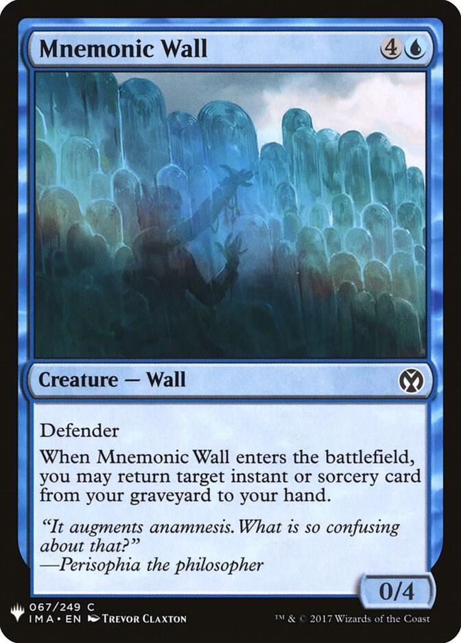 Mnemonic Wall [The List Reprints] 67