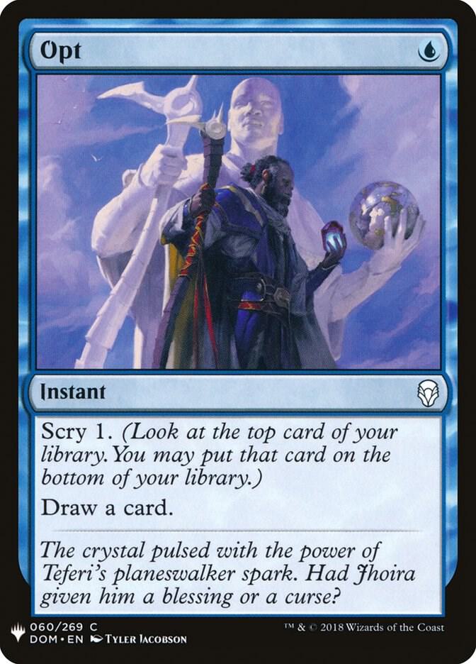 Opt [The List Reprints] 60