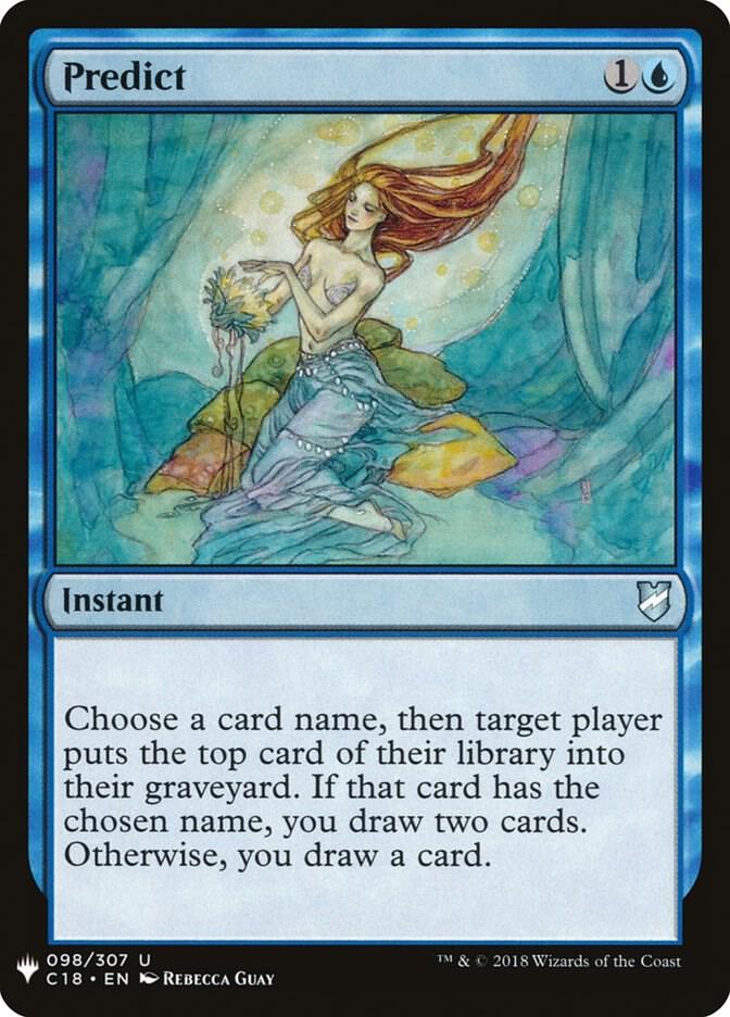 Predict [The List Reprints] 98