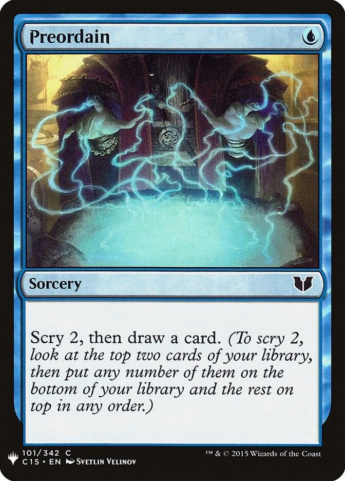 Preordain (C15) [The List Reprints] 101