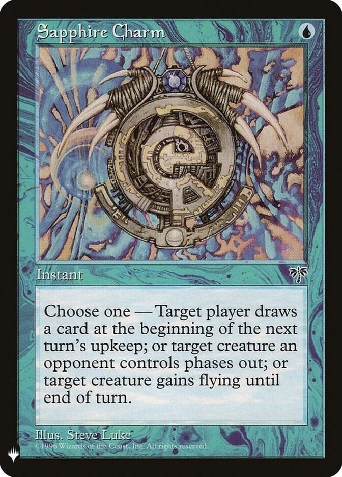 Sapphire Charm [The List Reprints] 89