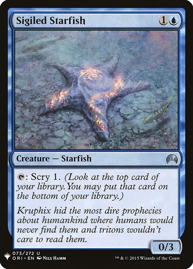 Sigiled Starfish [The List Reprints] 73