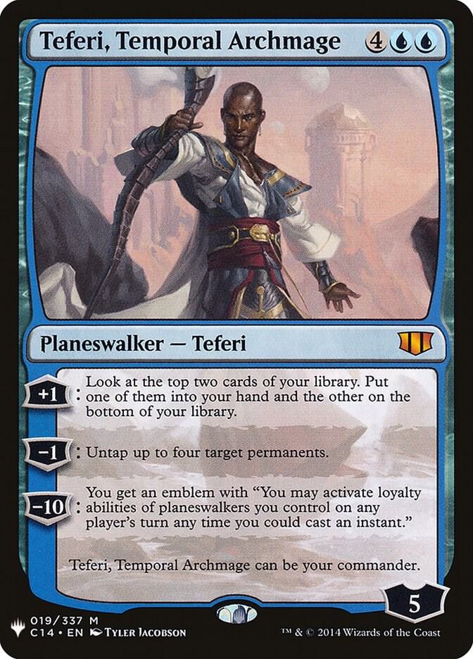Teferi, Temporal Archmage [The List Reprints] 19