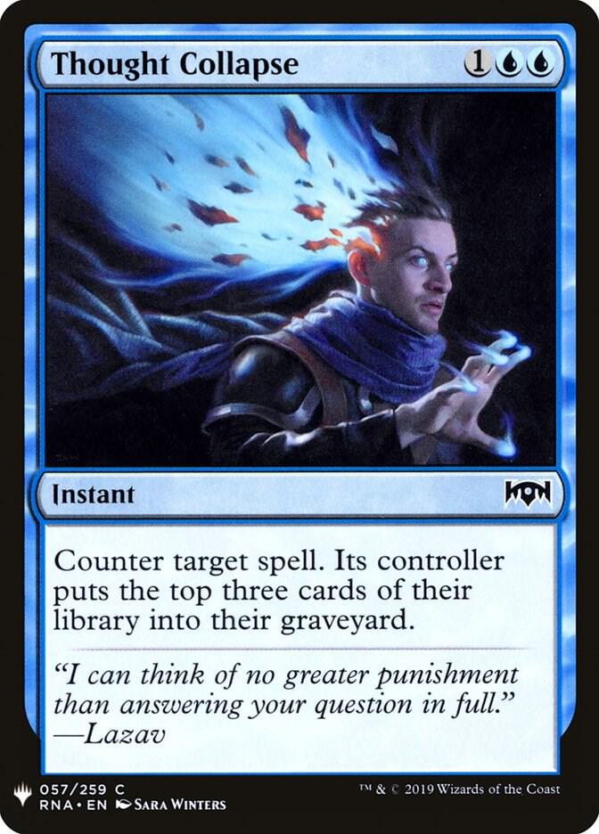Thought Collapse [The List Reprints] 57