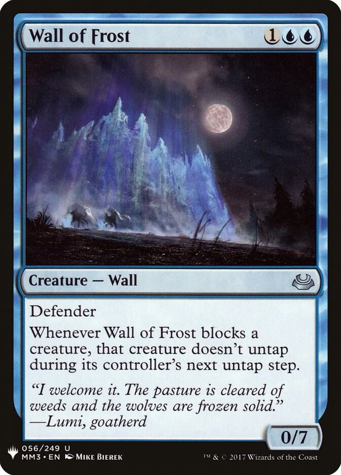 Wall of Frost [The List Reprints] 56