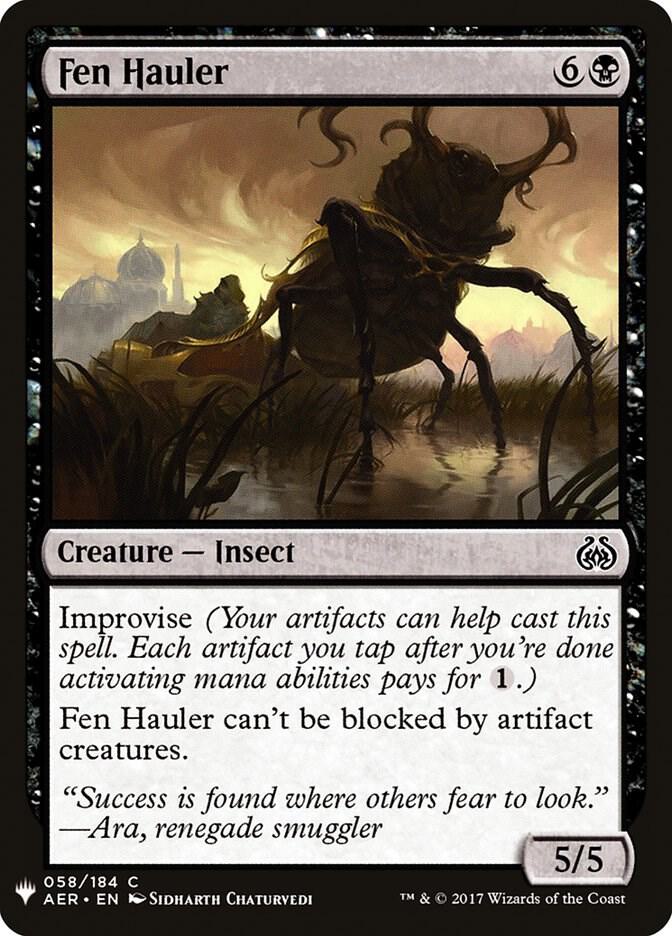 Fen Hauler [The List Reprints] 58