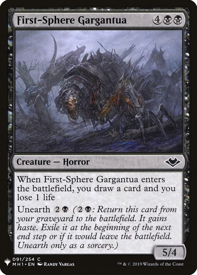 First-Sphere Gargantua [The List Reprints] 91