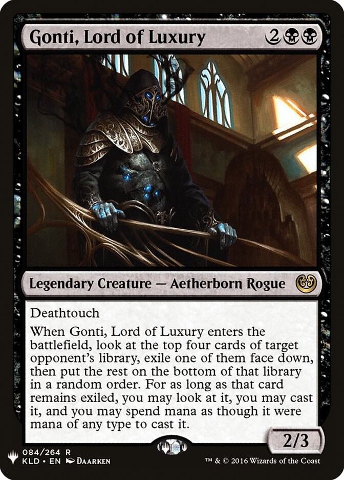 Gonti, Lord of Luxury [The List Reprints] 84