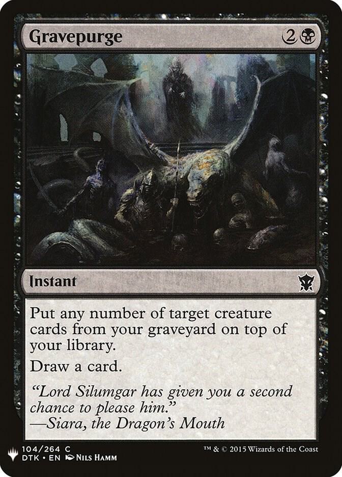 Gravepurge [The List Reprints] 104