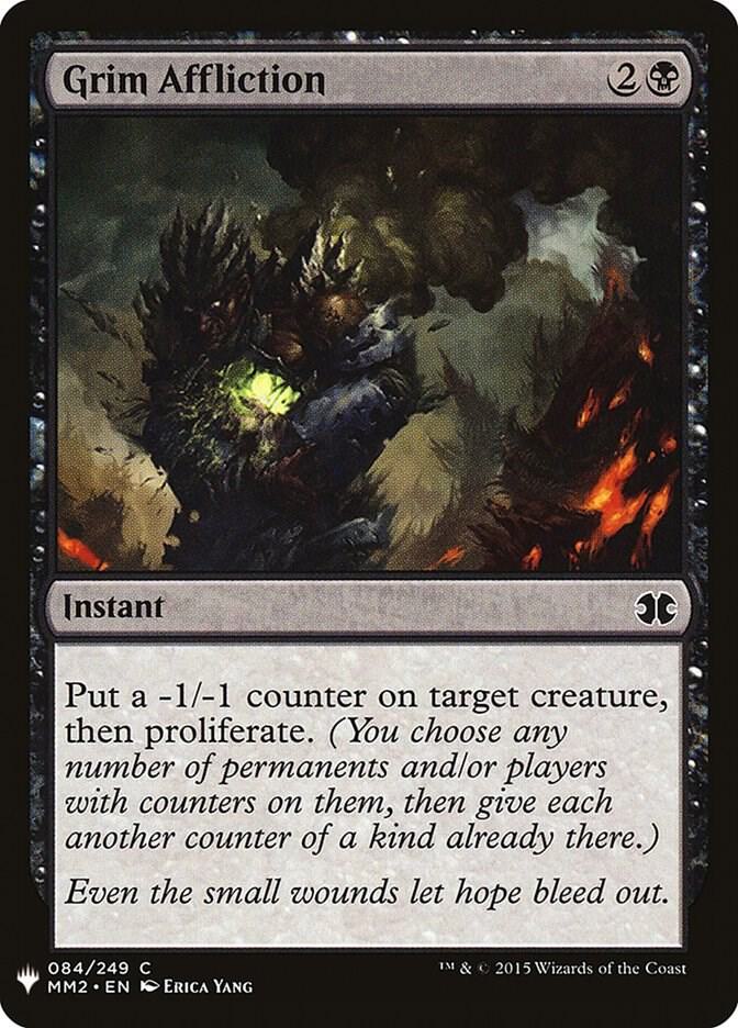 Grim Affliction [The List Reprints] 84