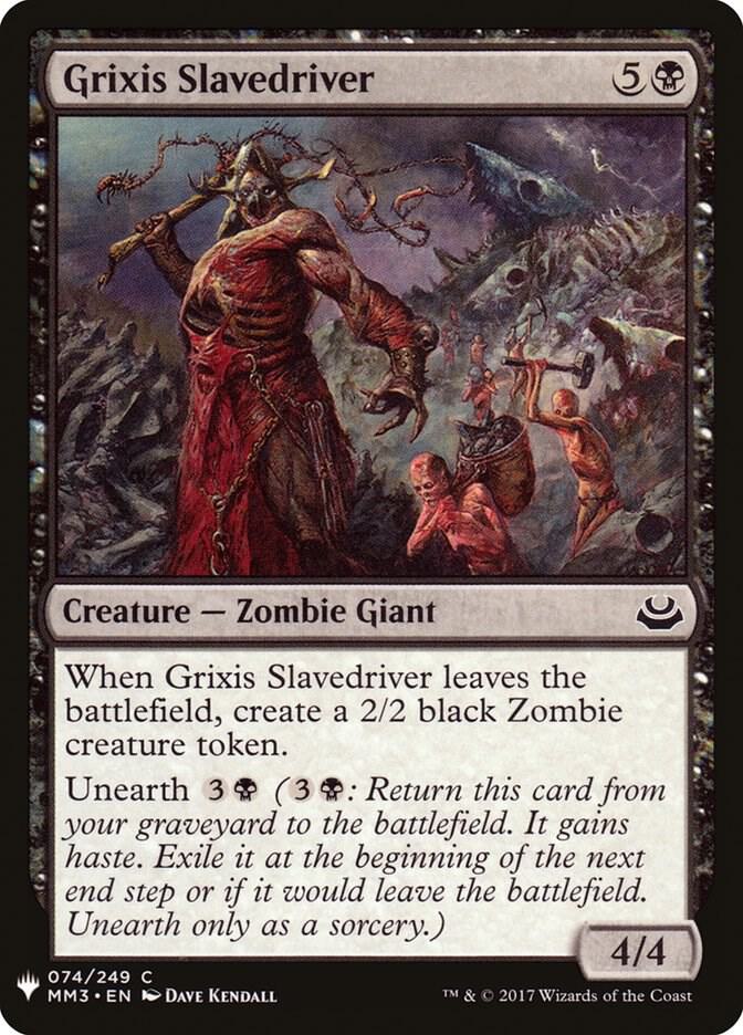 Grixis Slavedriver [The List Reprints] 74