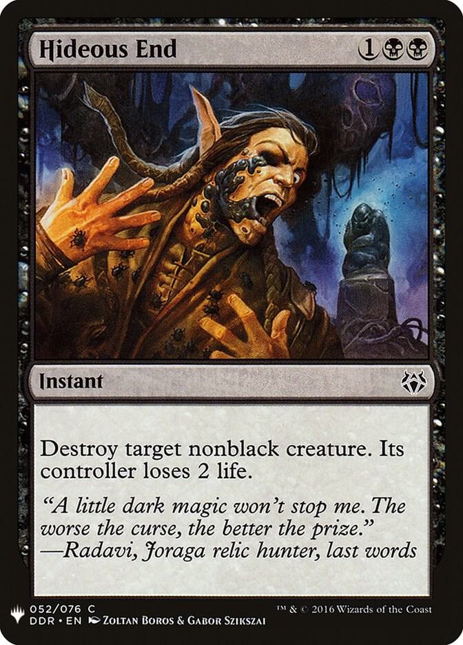 Hideous End [The List Reprints] 52