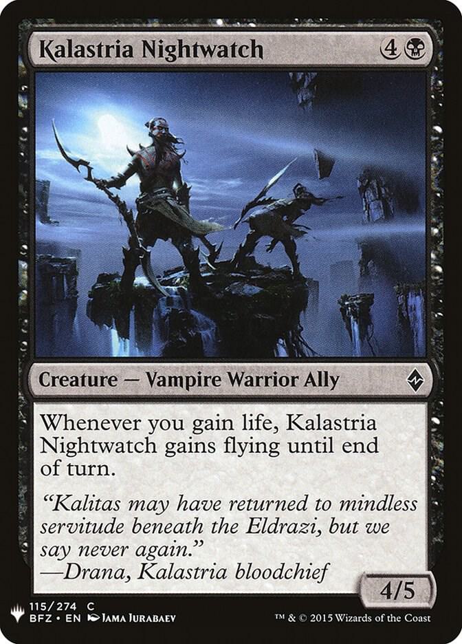 Kalastria Nightwatch [The List Reprints] 115