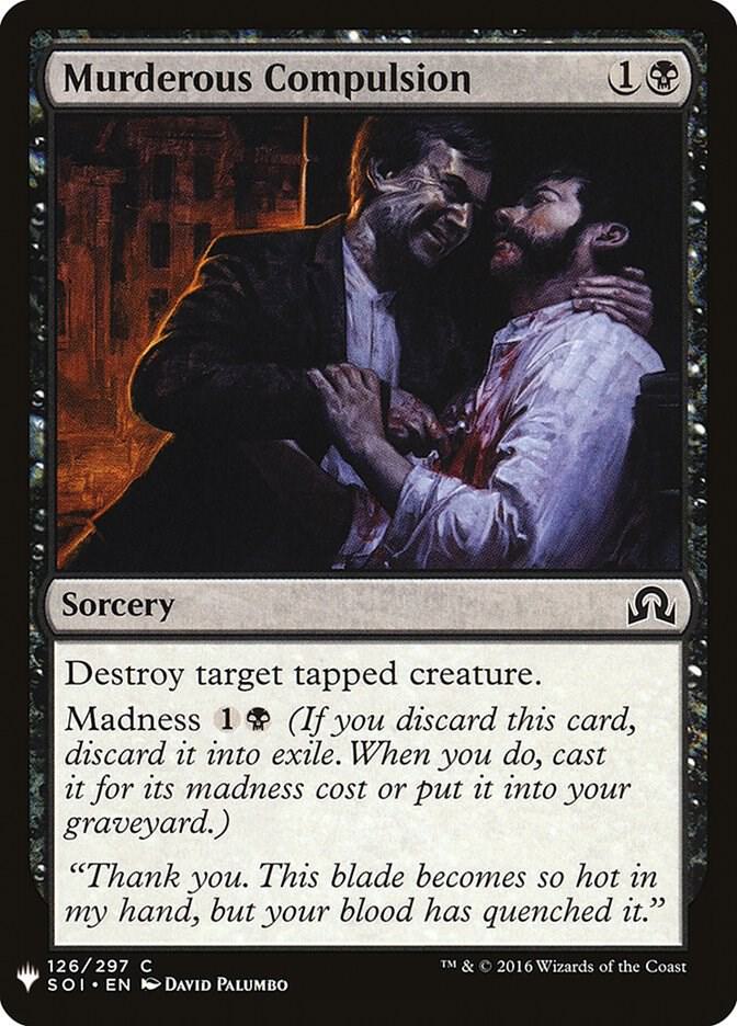 Murderous Compulsion [The List Reprints] 126