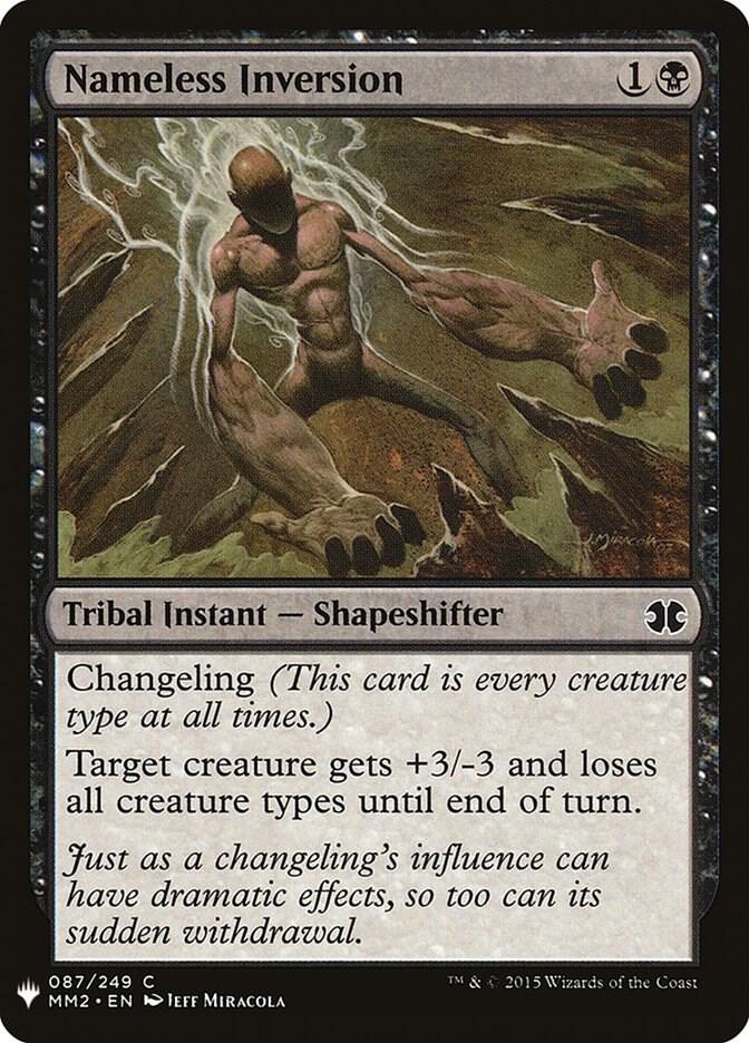 Nameless Inversion [The List Reprints] 87