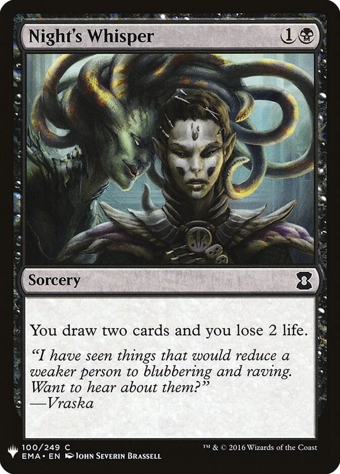 Night's Whisper [The List Reprints] 100
