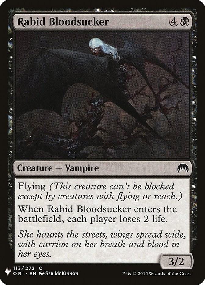 Rabid Bloodsucker [The List Reprints] 113