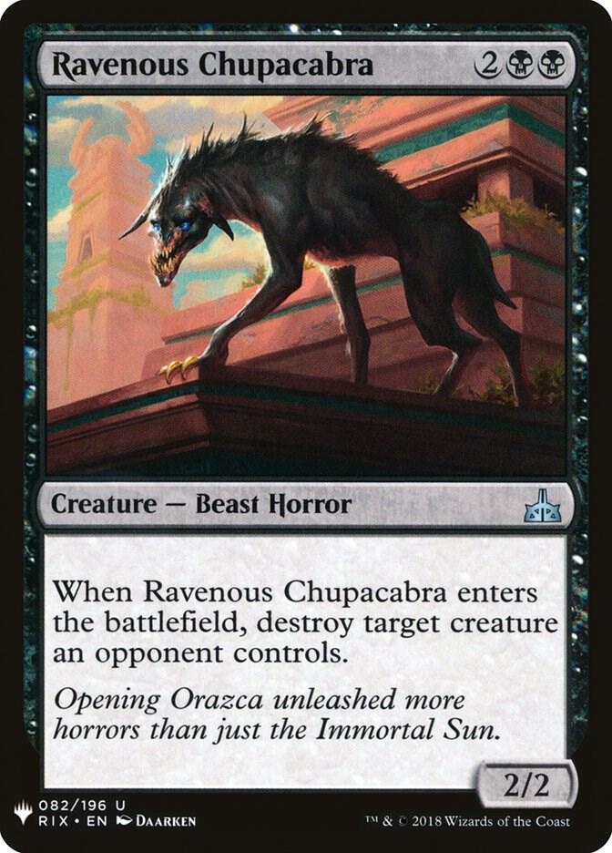 Ravenous Chupacabra [The List Reprints] 82