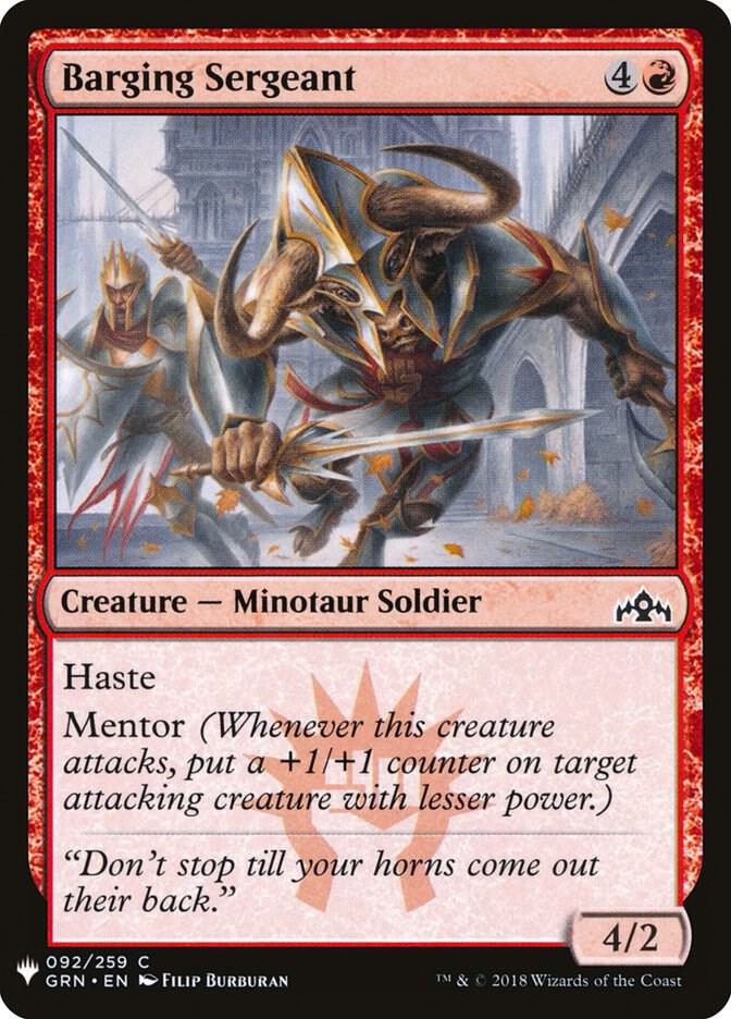 Barging Sergeant [The List Reprints] 92