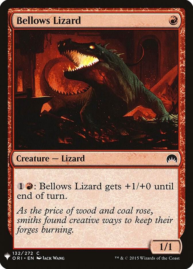 Bellows Lizard [The List Reprints] 132