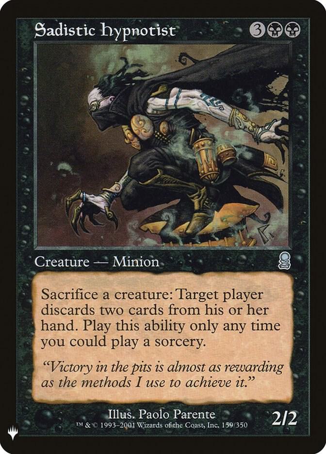 Sadistic Hypnotist [The List Reprints] 159