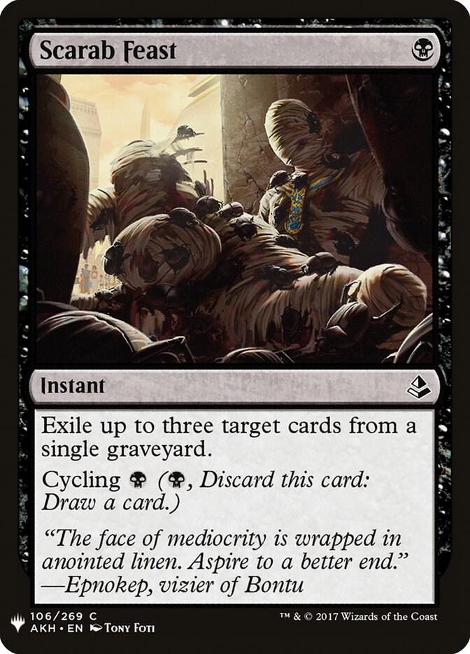 Scarab Feast [The List Reprints] 106