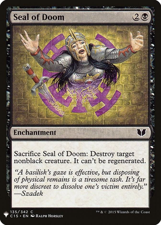 Seal of Doom [The List Reprints] 135